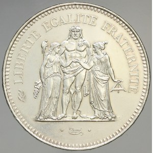 Francie, Republika (po r. 1940). 50 frank Ag 1978