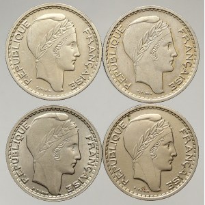 Francie, Republika (po r. 1940). 10 frank 1947, 1948 B (2x); 1949