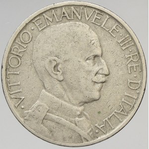 Itálie, Viktor Emanuel III. (1900-1946). 2 lira 1927