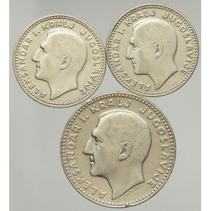 Jugoslávie, 20, 10 (2x) dinar 1931