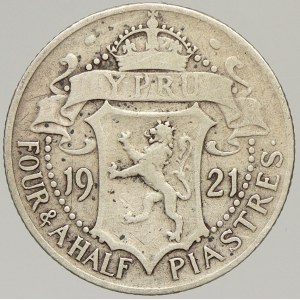 Kypr, Jiří V. 4 1/2 piastrů 1921