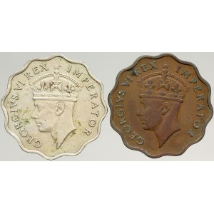 Kypr, Jiří VI. 1 piastr 1938, 1 piastr 1946