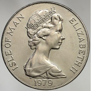 Man, Alžběta II. (1952-2022). 1 crown 1979 Tynwald
