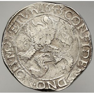 Nizozemí - Gelderland, Lion daalder 1643