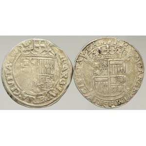 Nizozemí, 2x adlerschilling (Kampen, Zwole) s titulem Rudolfa II.