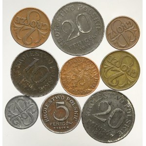 Polsko, rep., Konvolut mincí z let 1917-1939