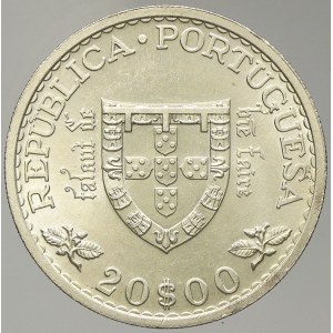 Portugalsko, 20 escudos 1960 Jindřich navigátor