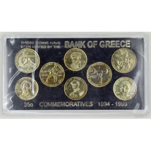 Řecko, Sada 8x 100 drachem a 50 drachem 1997-1999