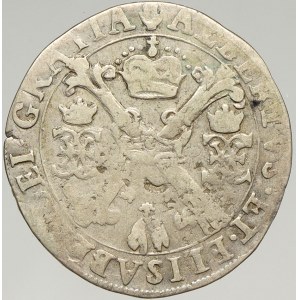 Španělské Nizozemí, Albrecht VII. + Izabela (1598-1621). 1/4 patagon 1624