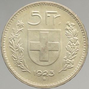 Švýcarsko, 5 frank 1923 B