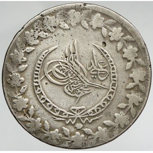 Turecko, Mahmud II. (1808-1839). 5 kurush AH 1223/26 (1834)