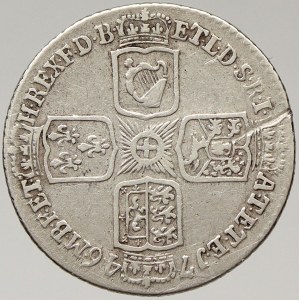 Velká Británie, Jiří II. (1727-1760). 6 pence 1746 LIMA