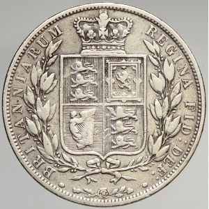 Velká Británie, Victorie (1837-1901). 1/2 crown 1881