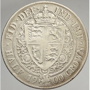 Velká Británie, Victorie (1837-1901). 1/2 crown 1900