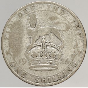 Velká Británie, Jiří V. (1910-1936). 1 shilling 1926