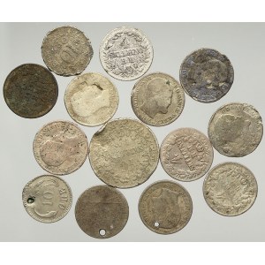 Dánsko, Konvolut drobných mincí 19. století