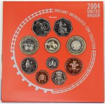 Velká Británie, Sada oběžných mincí 2004