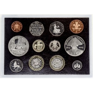 Velká Británie, Sada oběžných mincí 2005