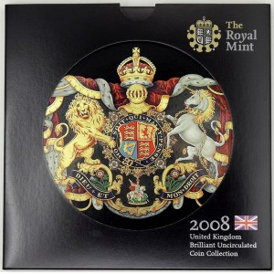 Velká Británie, Sada oběžných mincí 2008