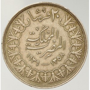 Egypt, 20 piastr 1939