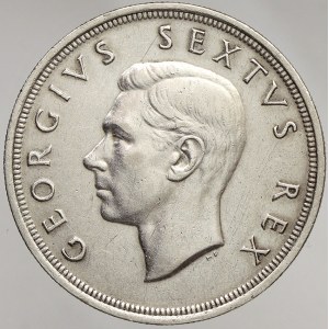 Jihoafrická republika, Jiří VI. (1936-52). 5 shilling 1952 Kapské město