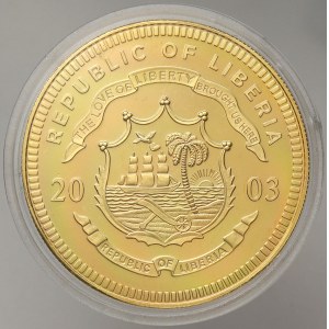 Libérie, 10 dollar 2003 ECU Denmark