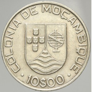 Mosambik, 10 escudos 1936