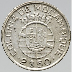 Mosambik, 2 1/2 escudos 1950