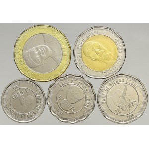 Sierra Leone, 50 c., 25 c., 10 c., 5 c., 1 c. 2022 - nová měna
