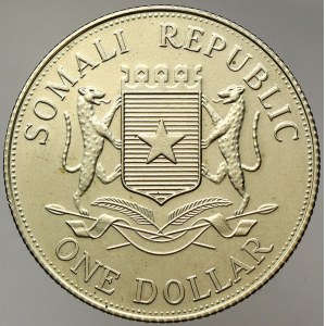 Somálsko, 1 dollar 2005 papež Benedikt XVI.