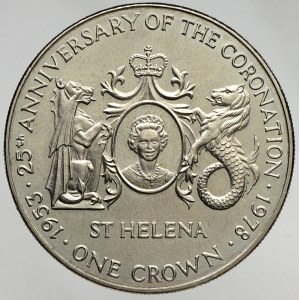 Svatá Helena, 1 crown 1978