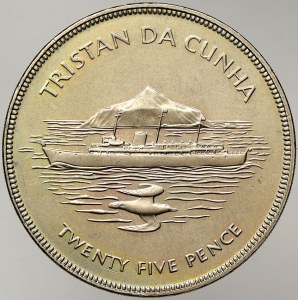Tristan da Gunha, 25 pence 1977