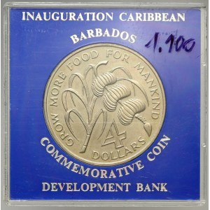 Barbados, 4 dollar 1970 FAO