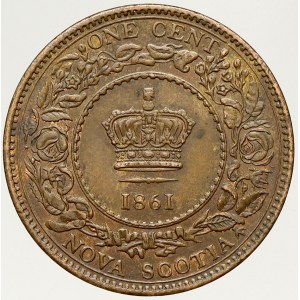 Kanada - Nové Skotsko, 1 cent 1861