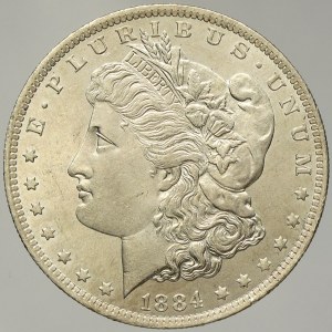 USA, 1 dollar 1884 O