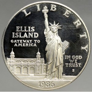 USA, 1 dollar 1986 S socha svobody