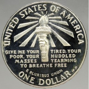 USA, 1 dollar 1986 S socha svobody