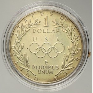 USA, 1 dollar 1988 S Olympiáda