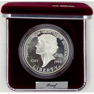 USA, 1 dollar 1990 S Thomas Jefferson