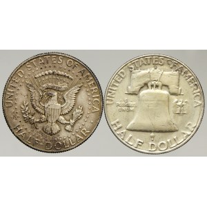 USA, 1/2 dollar 1954, 1964