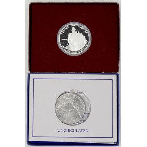 USA, 1/2 dollar 1986 - pamětní, 1/2 dollar 1992 S Washington