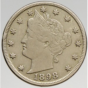 USA, V cent 1898