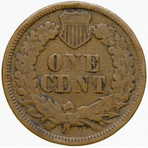 USA, 1 cent 1866