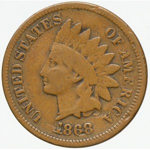 USA, 1 cent 1868