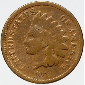 USA, 1 cent 1873