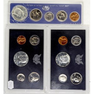 USA, Sada oběžných mincí 1966, 1968 S, 1970 S