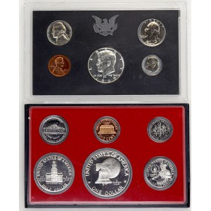 USA, Sada oběžných mincí 1976 S, 1969 S