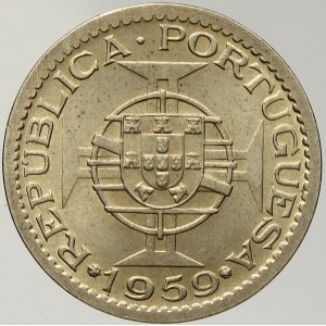 Indie - Portugalská, 1 escudo 1959