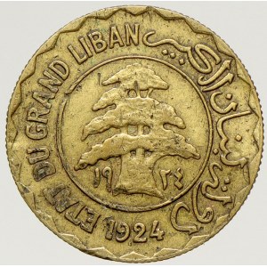 Libanon, 2 piastr 1924