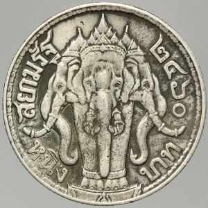 Thajsko, Rama VI. (1910-1925). 1 baht BE 2460 (1917)